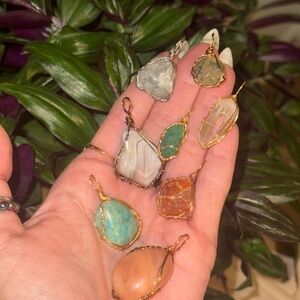 Elegant Multicolor Stone Pendants in show